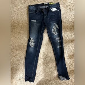 Dark wash skinny jeans size 9